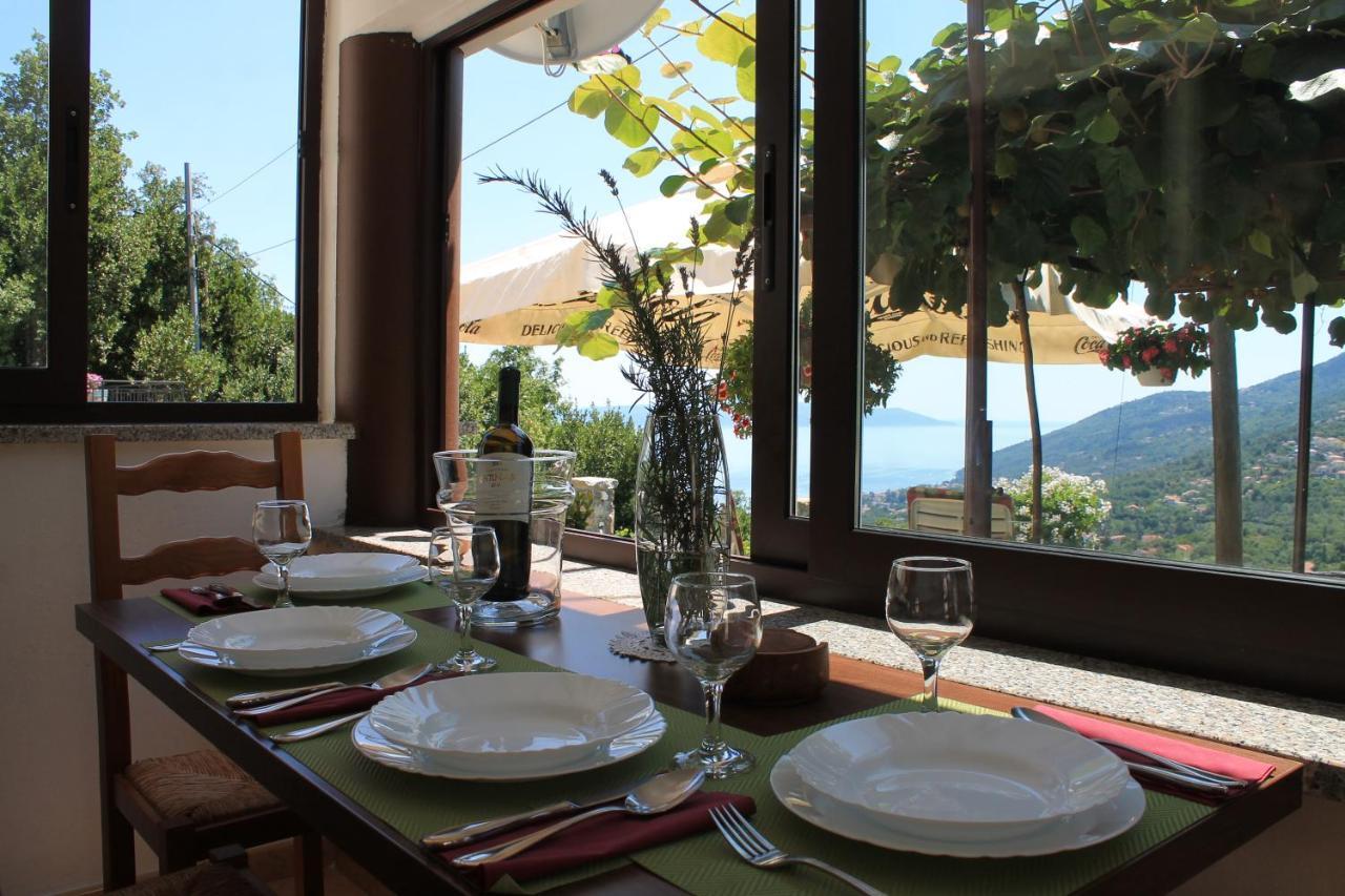 Sea View Apartment With Garden Near Opatija Veprinac Exterior foto